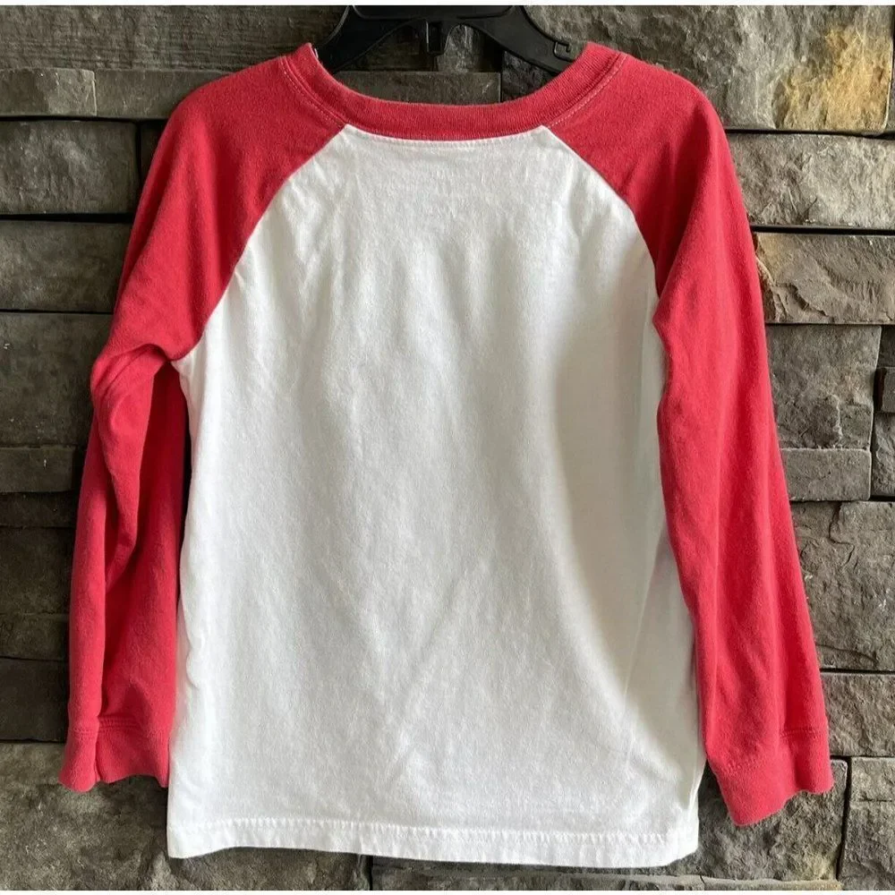 Carters Raglan T Shirt Future Number 1 Draft Pick Size 5T‎ Red White Small Flaw